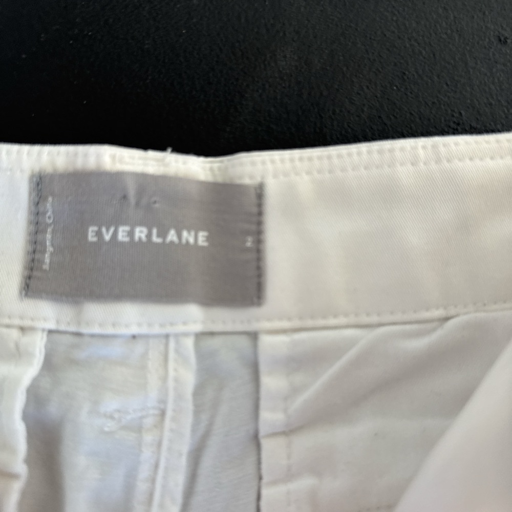 Everlane Ivory Tailored Trousers